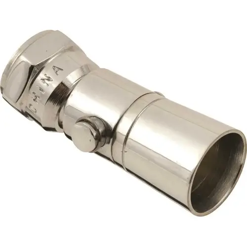 MINI SHOWER HEAD CHROME WITH SHUT OFF, 2.5 GPM Finish MINI SHOWER HEAD CHROME WITH SHUT OFF, 2.5 GPM Finish