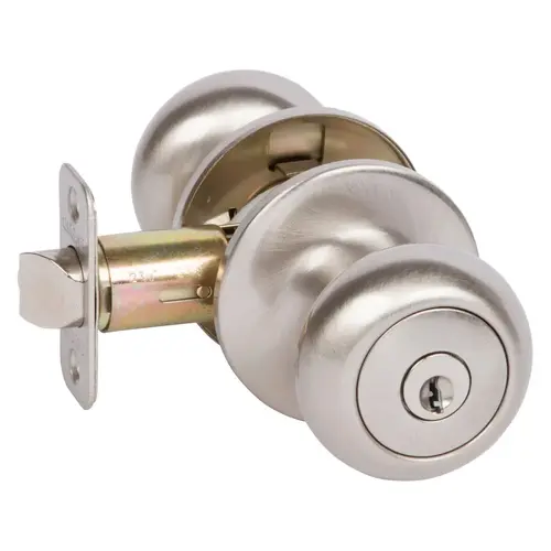 Saxon Entry Knobset, View Pack, Satin Nickel (US15) Saxon Entry Knobset, View Pack, Satin Nickel (US15)