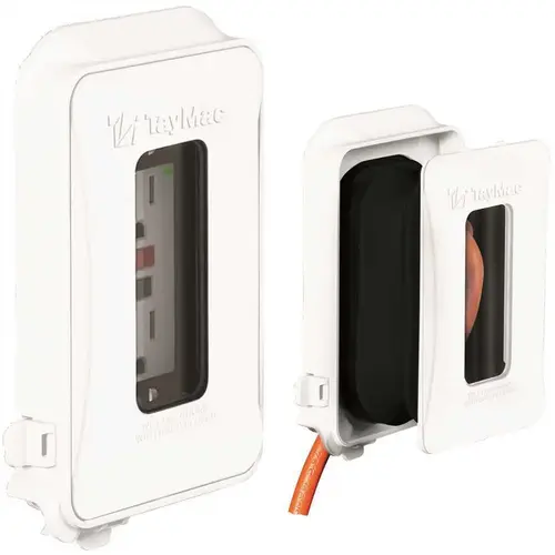 1-Gang Expandable In-Use Weatherproof Cover (White) 1-Gang Expandable In-Use Weatherproof Cover (White)