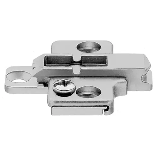 Clip 2-Piece Wing Mounting Plate, Nickel-Plated, Screw-On, 0mm Clip 2-Piece Wing Mounting Plate, Nickel-Plated, Screw-On, 0mm