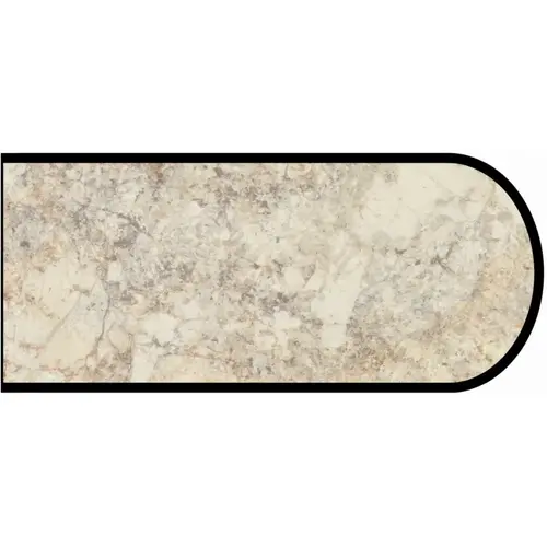 Formica IdealEdge 3422-RD Crema Mascarello Radiance Finish Bullnose Edge Molding, 1-1/2" H x 144" L Formica IdealEdge 3422-RD Crema Mascarello Radiance Finish Bullnose Edge Molding, 1-1/2" H x 144" L