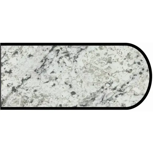 Formica IdealEdge 9476-43 White Ice Granite Artisan Finish Bullnose Edge Molding, 1-1/4" H x 144" L Formica IdealEdge 9476-43 White Ice Granite Artisan Finish Bullnose Edge Molding, 1-1/4" H x 144" L