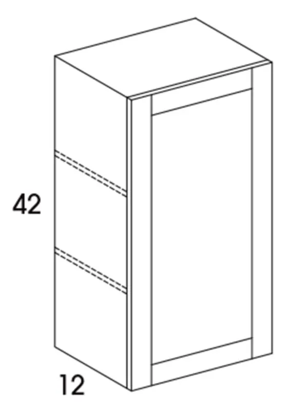 The Wolf Organization LLC Classic Series Wall Cabinets Honey Dartmouth 12W x 12D x 42H - Wolf 1205816
