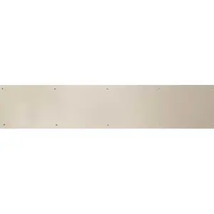 Don Jo 6" X 34"-670 SATIN NICKEL ALUMINUM DOOR KICK PLATE 6 IN. X 34 IN