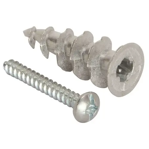 EZ Metal #8 x 1-1/2 in. Zinc Wall Anchors Kit