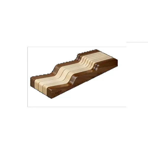 Walnut Creek Wave Series 5-7/8"W Knife Block Drawer Insert Walnut Creek Wave Series 5-7/8"W Knife Block Drawer Insert