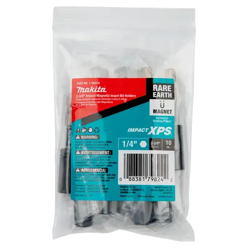 IMPACT XPS BIT HLDR, MAG, 2-3/8IN, PK 10, Makita IMPACT XPS BIT HLDR, MAG, 2-3/8IN, PK 10, Makita