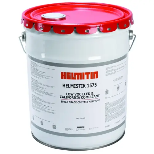 Helmistik 1575 Contact Adhesive, Flammable, Red, 5 Gallon Helmistik 1575 Contact Adhesive, Flammable, Red, 5 Gallon
