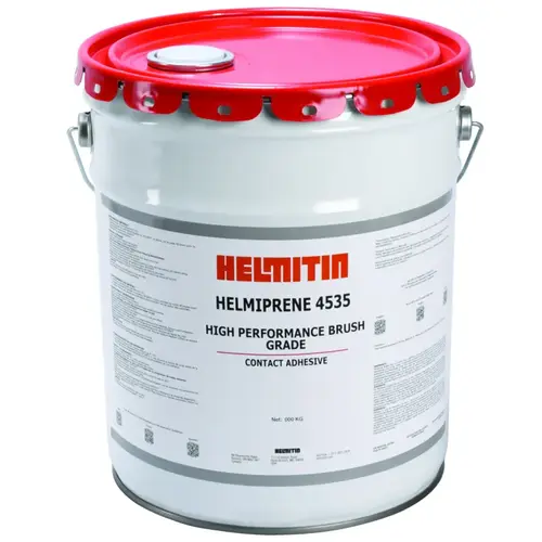 Helmiprene 4535 Contact Adhesive, Flammable, Red, 5 Gallon Helmiprene 4535 Contact Adhesive, Flammable, Red, 5 Gallon