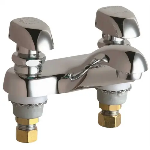 HOT AND COLD WATER METERING SINK FAUCET LEAD FREE Chrome HOT AND COLD WATER METERING SINK FAUCET LEAD FREE Chrome