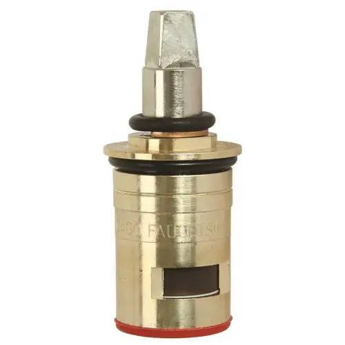 CERAMIC SHORT QUARTER TURN OPERATING CARTRIDGE, LEFT HAND, HOT, LEAD FREE Chrome