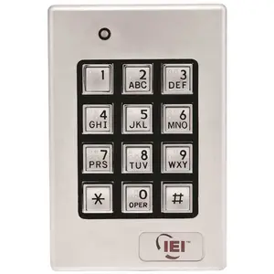 INTERNATIONAL ELECTRONICS 0-232140 IEI SEALED ENV. OUTDOOR KEYPAD SYSTEM, 120 USER