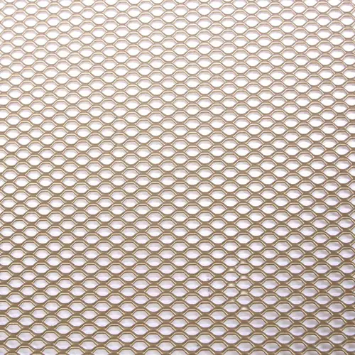 Anodized Aluminum Panels Veil Pattern Gold 2 ft x 4 ft Anodized Aluminum Panels Veil Pattern Gold 2 ft x 4 ft