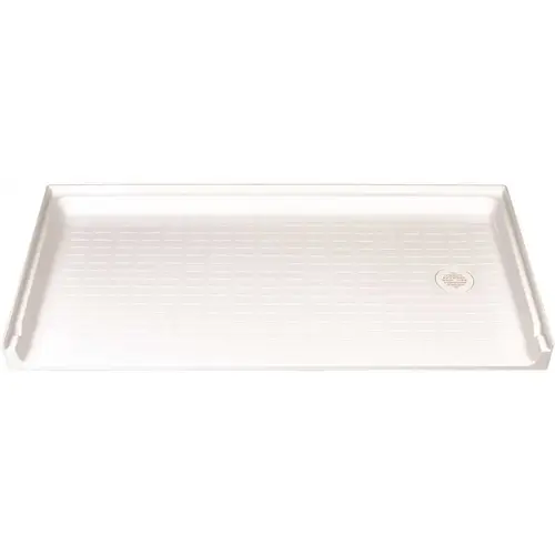 CareGiver 30 in. x 60 in. Single Threshold Shower Floor in White