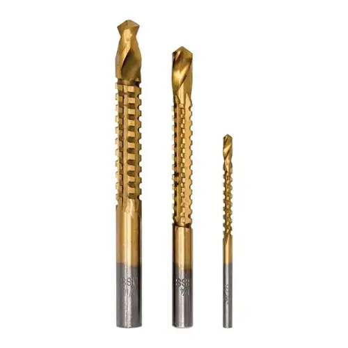 233 3-Piece Saw Drill Bit Set, 5/16 to 1/8 in Dia, High Speed Steel 233 3-Piece Saw Drill Bit Set, 5/16 to 1/8 in Dia, High Speed Steel