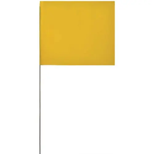 MARKER FLAG YELLOW 4 IN. X 5 IN. X 21 IN MARKER FLAG YELLOW 4 IN. X 5 IN. X 21 IN