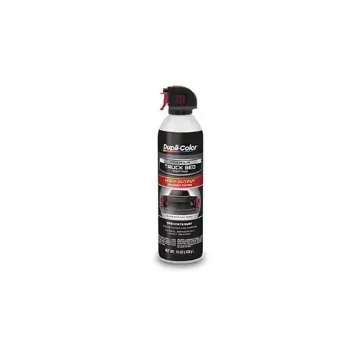 TR350 Premium Truck Bed Coating, 15 oz, Aerosol Can, Black, 30 min Dry Time, 15 min Handle Time Curing TR350 Premium Truck Bed Coating, 15 oz, Aerosol Can, Black, 30 min Dry Time, 15 min Handle Time Curing