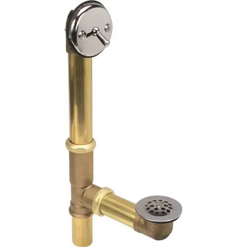 TRIP LEVER WASTE AND OVERFLOW 20 GAUGE BRASS Finish TRIP LEVER WASTE AND OVERFLOW 20 GAUGE BRASS Finish