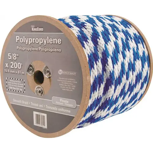 3/4 in. x 150 ft. Yellow Twisted Polypropylene Rope 3/4 in. x 150 ft. Yellow Twisted Polypropylene Rope