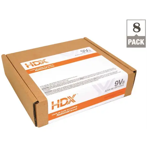 Alkaline 9V Battery - pack of 8 Alkaline 9V Battery - pack of 8