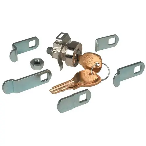 MAILBOX LOCK MULTI-CAM EXTERIOR USE KD Brushed Nickel