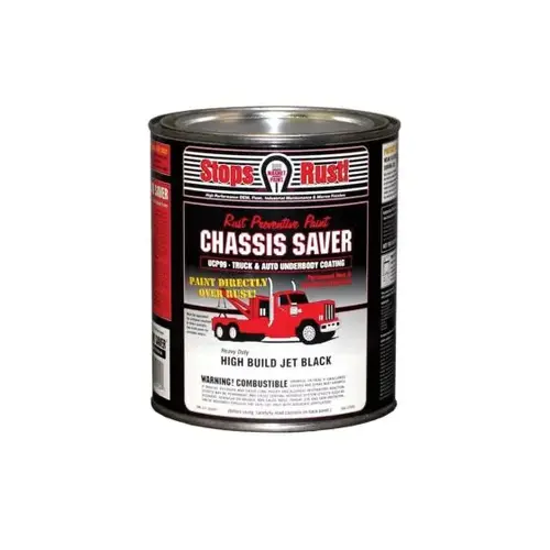 UCP99-4 High Solid Chassis Saver Paint, 1 qt Can, Black UCP99-4 High Solid Chassis Saver Paint, 1 qt Can, Black