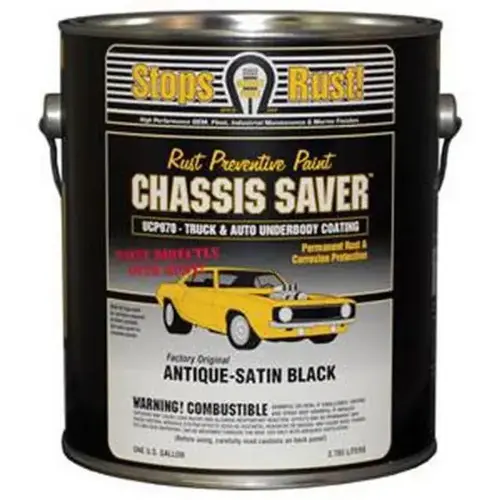 UCP99-16 High Solid Chassis Saver Paint, 8 oz Can, Black UCP99-16 High Solid Chassis Saver Paint, 8 oz Can, Black
