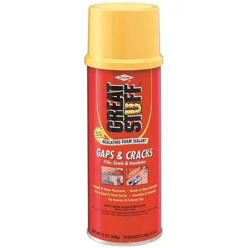 12 Oz Gaps And Cracks Foam Sealant Yellow
