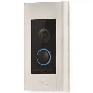 Ring 8VR1E7-0EN0 Wired Video Doorbell Elite Satin Nickel