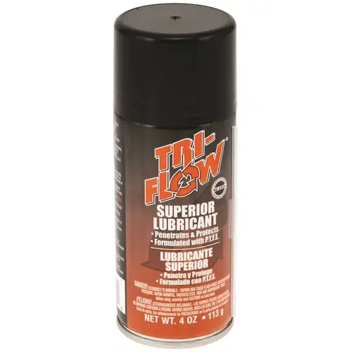 TRI-FLOW SUPERIOR LUBRICANT SPRAY WITH TEFLON, 4 OZ TRI-FLOW SUPERIOR LUBRICANT SPRAY WITH TEFLON, 4 OZ