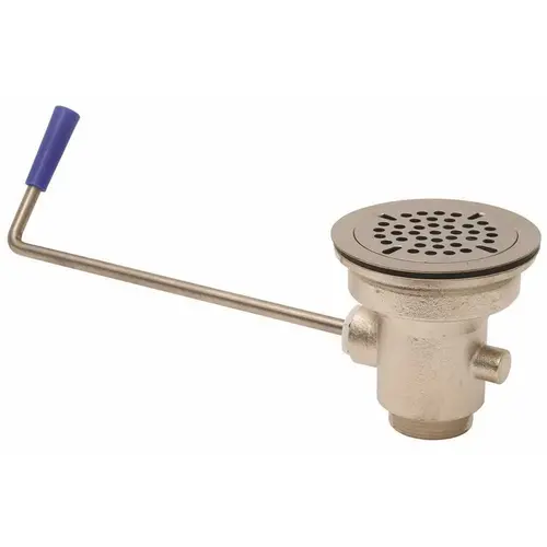COMMERCIAL STRAINER TWIST HANDLE 1-1/2 IN. DRAIN OUTLET Finish Nicke; COMMERCIAL STRAINER TWIST HANDLE 1-1/2 IN. DRAIN OUTLET Finish Nicke;