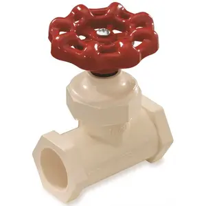 KBI SCC-0500-S 1/2 in. CPVC CTS Compression Supply Stop Valve tan
