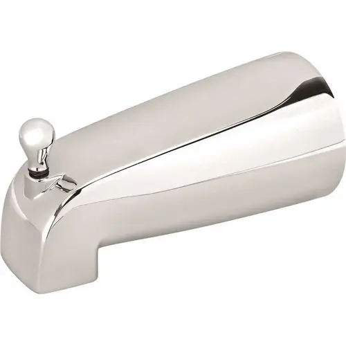 SLIP-ON BATHTUB SPOUT WITH PULL-UP DIVERTER, CHROME SLIP-ON BATHTUB SPOUT WITH PULL-UP DIVERTER, CHROME