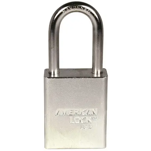 5100 Series 1-1/2 in. Solid Steel Padlock Body KD Triple Satin Chrome