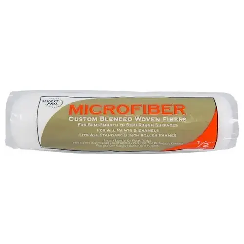00429 9" Microfiber 1/2" Nap Roller Cover - pack of 12 00429 9" Microfiber 1/2" Nap Roller Cover - pack of 12