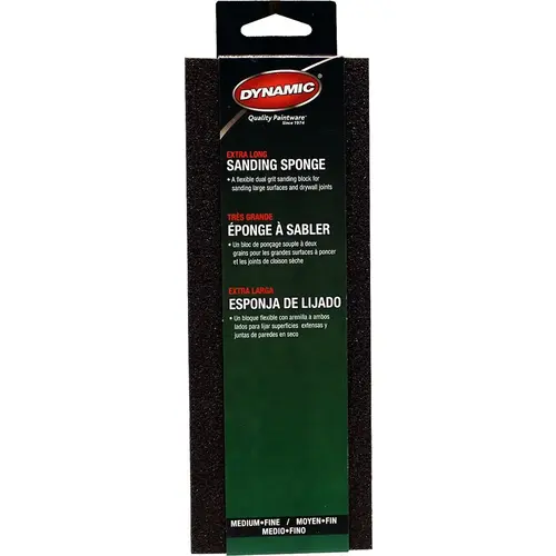 Ag692622 Medium/Fine Extra Long 4-Sided Sanding Sponge - pack of 12 Ag692622 Medium/Fine Extra Long 4-Sided Sanding Sponge - pack of 12