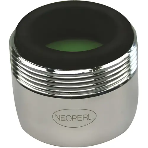 Perlator 1.5 GPM 15/16 in. 27 x 55/64 in. 27 Regular Dual Thread Faucet Aerator Chrome - pack of 6 Perlator 1.5 GPM 15/16 in. 27 x 55/64 in. 27 Regular Dual Thread Faucet Aerator Chrome - pack of 6