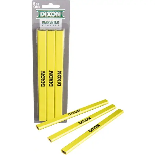 Safety Green Carpenter Pencils (6pk) Safety Green Carpenter Pencils (6pk)