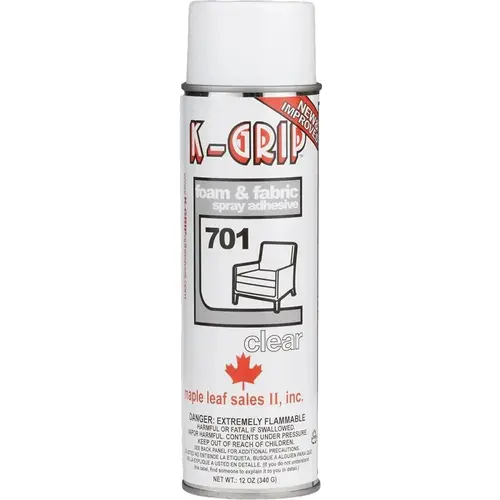 K-Grip 12oz Foam & Fabric Adhesive Fill Clear K-Grip 12oz Foam & Fabric Adhesive Fill Clear