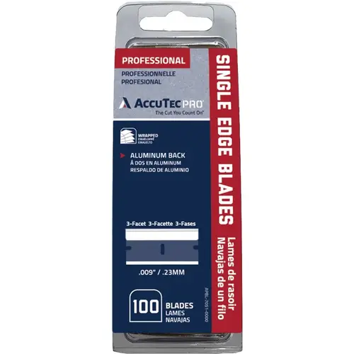 APBL-7051 .009 PRO Blue Single Edge Razor Blade (100pk) APBL-7051 .009 PRO Blue Single Edge Razor Blade (100pk)