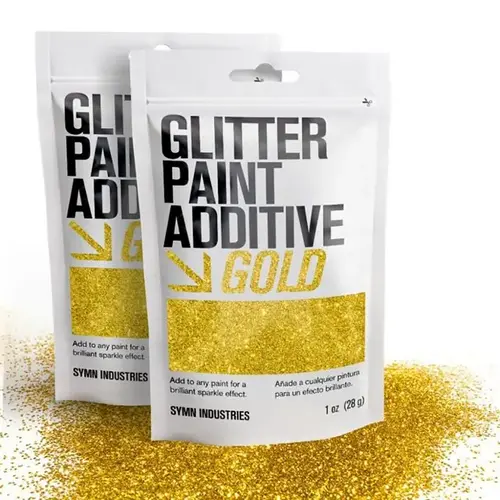 3oz Gold Glitter Paint Additive