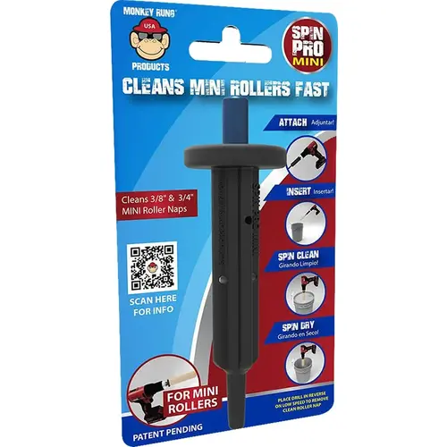 Spin Pro Mini Paint Roller Cover Cleaner for Mini Roller Covers Spin Pro Mini Paint Roller Cover Cleaner for Mini Roller Covers