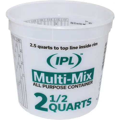 / Leaktite 1044481 5M3 2-1/2 Qt Multi Mix Container / Leaktite 1044481 5M3 2-1/2 Qt Multi Mix Container