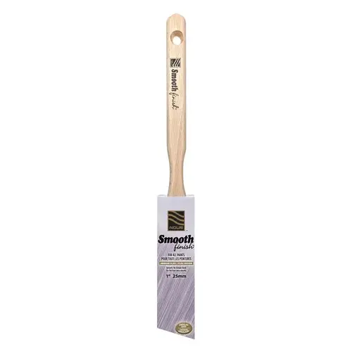 Nour Paint Brush, 1 in W, Angular Brush, Synthetic Bristle, Sash Handle Nour Paint Brush, 1 in W, Angular Brush, Synthetic Bristle, Sash Handle