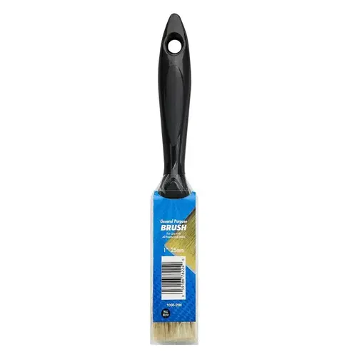 Nour General-Purpose Paint Brush, 25 mm W, Straight Brush, Synthetic Bristle Nour General-Purpose Paint Brush, 25 mm W, Straight Brush, Synthetic Bristle