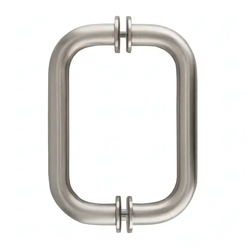 Brushed Satin Chrome 6" BM Series Tubular Back-to-Back Pull Handle Brushed Satin Chrome 6" BM Series Tubular Back-to-Back Pull Handle