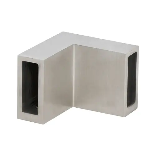 Brushed Stainless 90 Degree Door Connector Bracket for Serenity Sliders Brushed Stainless 90 Degree Door Connector Bracket for Serenity Sliders