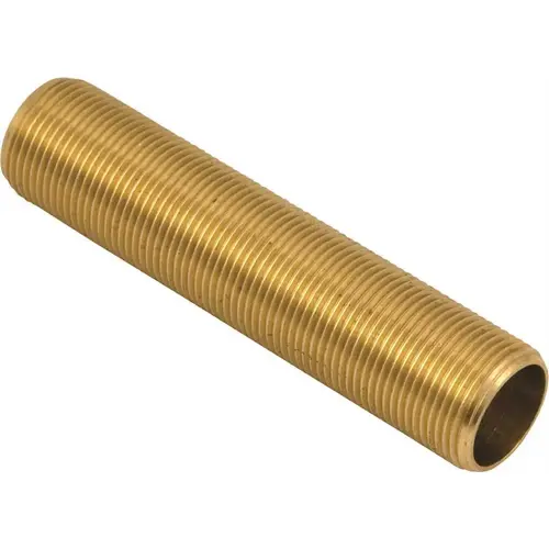 5/8 in. Gerber Nipple, 5/8 24 x2.687 Brass