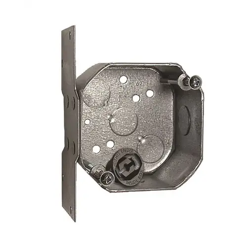 CEILING FAN BOX 4 IN. OCTAGON 2-1/8 IN. DEEP FA BRACKET Gray CEILING FAN BOX 4 IN. OCTAGON 2-1/8 IN. DEEP FA BRACKET Gray
