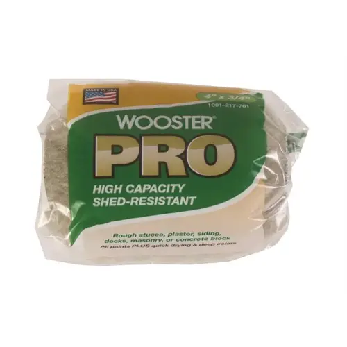 4 in. x 3/4 in. High Density Shed-Resistant Knit Roller Cover 4 in. x 3/4 in. High Density Shed-Resistant Knit Roller Cover